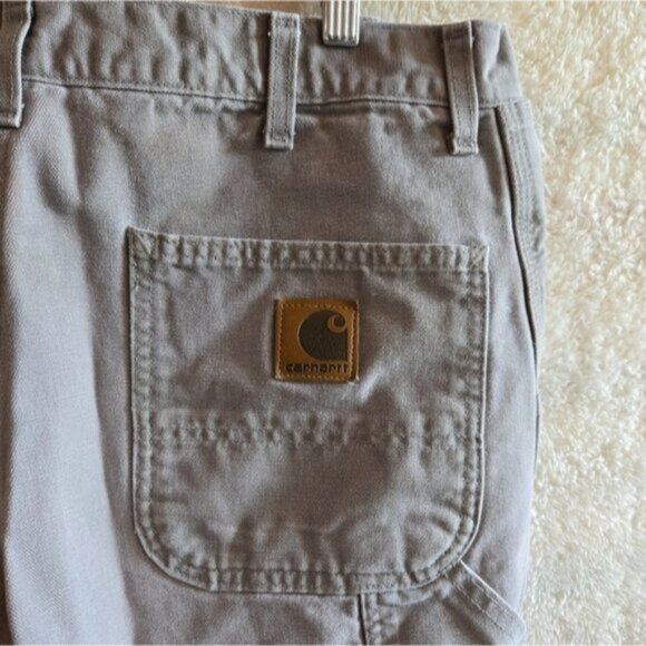Carhartt Men's Gray Denim Cargo Jeans 34" - Picture 4 of 4